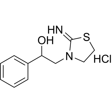 2-(2-Imino-1,3-thiazolidin-3-yl)-1-phenylethan-1-ol hydrochloride|CS-0236051