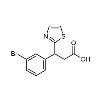 3-(3-Bromophenyl)-3-(1,3-thiazol-2-yl)propanoic acid|CS-0236453