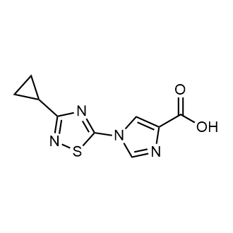 1-(3-Cyclopropyl-1,2,4-thiadiazol-5-yl)-1h-imidazole-4-carboxylic acid|CS-0236697