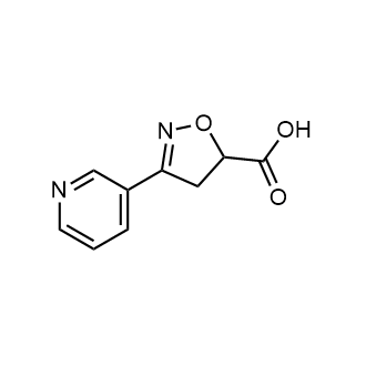 3-(Pyridin-3-yl)-4,5-dihydro-1,2-oxazole-5-carboxylic acid|CS-0236939