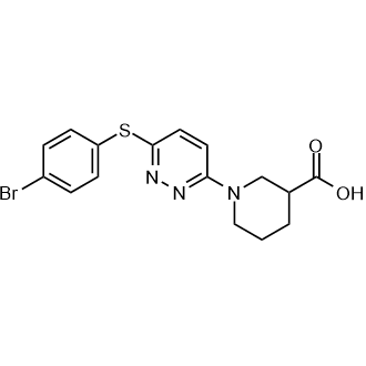 1-{6-[(4-bromophenyl)sulfanyl]pyridazin-3-yl}piperidine-3-carboxylic acid|CS-0237276
