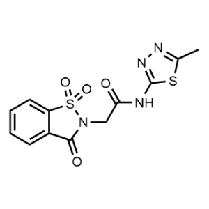 N-(5-Methyl-1,3,4-thiadiazol-2-yl)-2-(1,1,3-trioxo-2,3-dihydro-1lambda6,2-benzothiazol-2-yl)acetamide|CS-0237404
