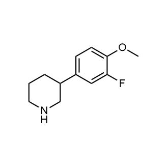 3-(3-Fluoro-4-methoxyphenyl)piperidine|CS-0237466