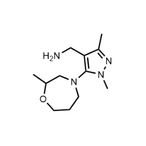 [1,3-dimethyl-5-(2-methyl-1,4-oxazepan-4-yl)-1h-pyrazol-4-yl]methanamine|CS-0237860