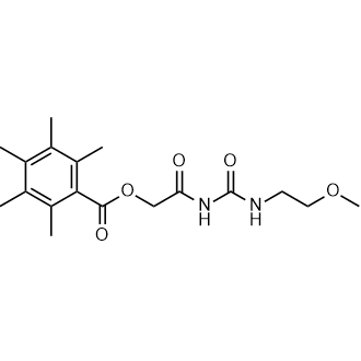 2-{[(2-methoxyethyl)carbamoyl]amino}-2-oxoethyl 2,3,4,5,6-pentamethylbenzoate|CS-0237886