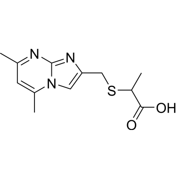2-[({5,7-dimethylimidazo[1,2-a]pyrimidin-2-yl}methyl)sulfanyl]propanoic acid|CS-0238153