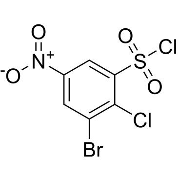 3-Bromo-2-chloro-5-nitrobenzene-1-sulfonyl chloride|CS-0239051