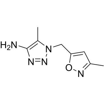 5-Methyl-1-[(3-methyl-1,2-oxazol-5-yl)methyl]-1h-1,2,3-triazol-4-amine|CS-0239069