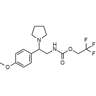 2,2,2-Trifluoroethyl n-[2-(4-methoxyphenyl)-2-(pyrrolidin-1-yl)ethyl]carbamate|CS-0239689