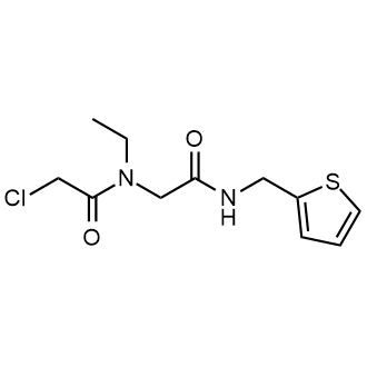 2-Chloro-n-ethyl-n-{[(thiophen-2-ylmethyl)carbamoyl]methyl}acetamide|CS-0239757