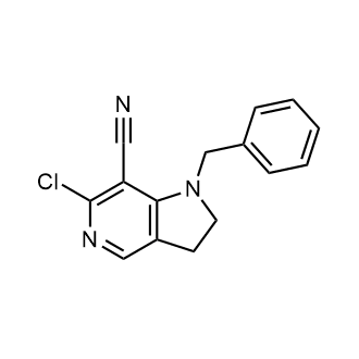 1-Benzyl-6-chloro-1h,2h,3h-pyrrolo[3,2-c]pyridine-7-carbonitrile|CS-0240180