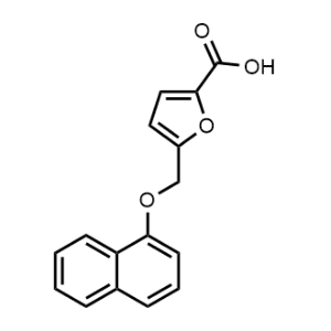 5-[(naphthalen-1-yloxy)methyl]furan-2-carboxylic acid|CS-0240294