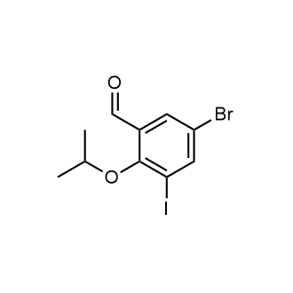5-bromo-3-iodo-2-isopropoxybenZaldehyde|CS-0240370