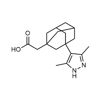 2-[3-(3,5-dimethyl-1h-pyrazol-4-yl)adamantan-1-yl]acetic acid|CS-0240399