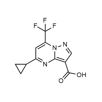 5-Cyclopropyl-7-(trifluoromethyl)pyrazolo[1,5-a]pyrimidine-3-carboxylic acid|CS-0240535