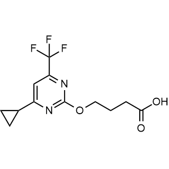 4-{[4-cyclopropyl-6-(trifluoromethyl)pyrimidin-2-yl]oxy}butanoic acid|CS-0240604
