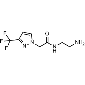 N-(2-Aminoethyl)-2-[3-(trifluoromethyl)-1H-pyrazol-1-yl]acetamide|CS-0240721