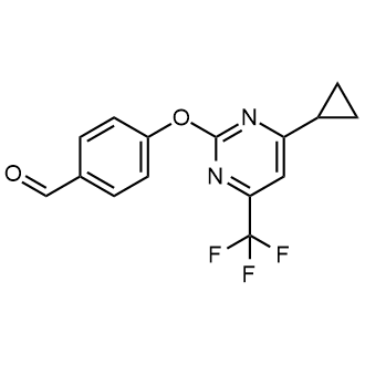 4-(4-cyclopropyl-6-trifluoromethyl-pyrimidin-2-yloxy)-benZaldehyde|CS-0240778