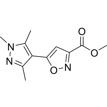 methyl 5-(1,3,5-trimethyl-1H-pyrazol-4-yl)isoxazole-3-carboxylate|CS-0240782