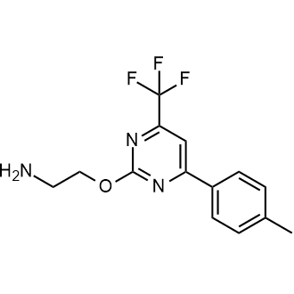 2-{[4-(4-methylphenyl)-6-(trifluoromethyl)pyrimidin-2-yl]oxy}ethan-1-amine|CS-0241299