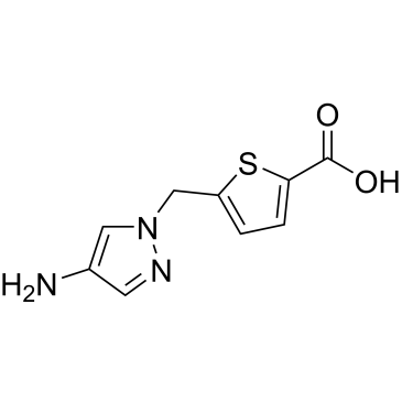 5-[(4-amino-1h-pyrazol-1-yl)methyl]thiophene-2-carboxylic acid|CS-0241311