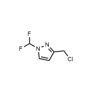 3-(Chloromethyl)-1-(difluoromethyl)-1h-pyrazole|CS-0241343