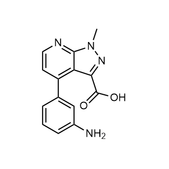 4-(3-Aminophenyl)-1-methyl-1h-pyrazolo[3,4-b]pyridine-3-carboxylic acid|CS-0241442
