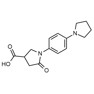 5-Oxo-1-[4-(pyrrolidin-1-yl)phenyl]pyrrolidine-3-carboxylic acid|CS-0241720