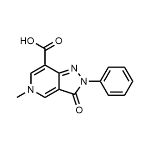 5-Methyl-3-oxo-2-phenyl-2h,3h,5h-pyrazolo[4,3-c]pyridine-7-carboxylic acid|CS-0241848