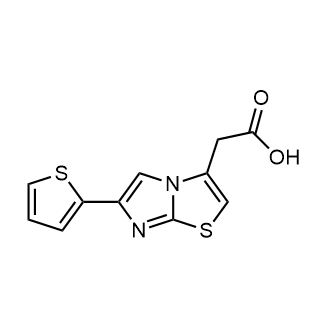 2-[6-(thiophen-2-yl)imidazo[2,1-b][1,3]thiazol-3-yl]acetic acid|CS-0241930
