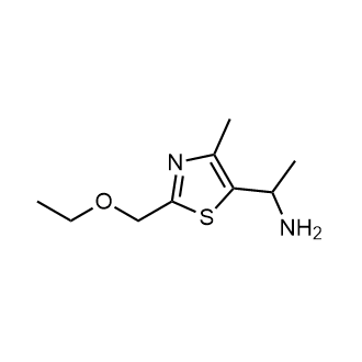 1-[2-(ethoxymethyl)-4-methyl-1,3-thiazol-5-yl]ethan-1-amine|CS-0242324