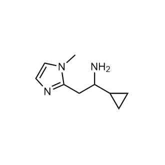 1-Cyclopropyl-2-(1-methyl-1h-imidazol-2-yl)ethan-1-amine|CS-0242448