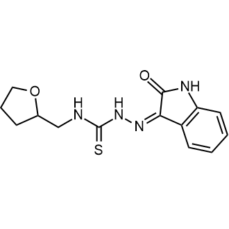 3-[(2-oxo-2,3-dihydro-1h-indol-3-ylidene)amino]-1-(oxolan-2-ylmethyl)thiourea|CS-0242700