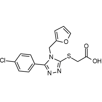 2-{[5-(4-chlorophenyl)-4-(furan-2-ylmethyl)-4h-1,2,4-triazol-3-yl]sulfanyl}acetic acid|CS-0242879
