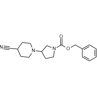 Benzyl 3-(4-cyanopiperidin-1-yl)pyrrolidine-1-carboxylate|CS-0243000