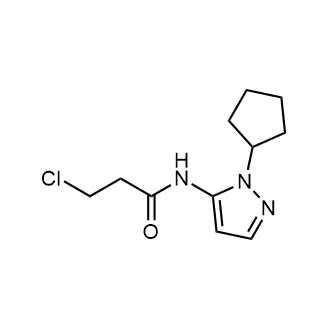 3-Chloro-n-(1-cyclopentyl-1h-pyrazol-5-yl)propanamide|CS-0243069