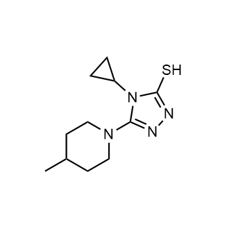 4-Cyclopropyl-5-(4-methylpiperidin-1-yl)-4h-1,2,4-triazole-3-thiol|CS-0243156