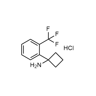 1-[2-(trifluoromethyl)phenyl]cyclobutan-1-amine hydrochloride|CS-0243724