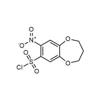 8-Nitro-3,4-dihydro-2h-1,5-benzodioxepine-7-sulfonyl chloride|CS-0243790