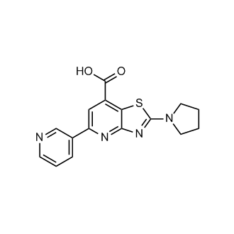 5-(Pyridin-3-yl)-2-(pyrrolidin-1-yl)-[1,3]thiazolo[4,5-b]pyridine-7-carboxylic acid|CS-0243885