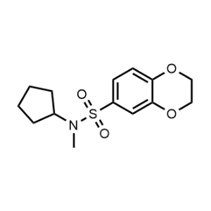 N-Cyclopentyl-N-methyl-2,3-dihydro-1,4-benzodioxine-6-sulfonamide|CS-0244039