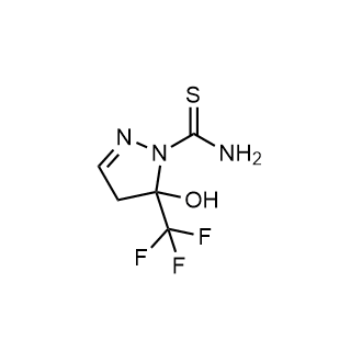 5-Hydroxy-5-(trifluoromethyl)-4,5-dihydro-1h-pyrazole-1-carbothioamide|CS-0244348