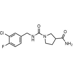 N1-[(3-Chloro-4-fluorophenyl)methyl]pyrrolidine-1,3-dicarboxamide|CS-0244396