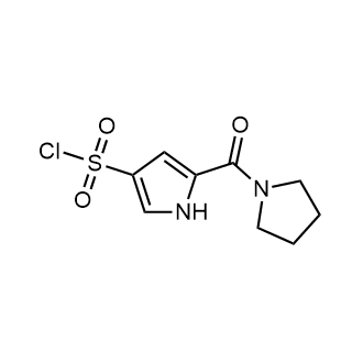 5-(Pyrrolidine-1-carbonyl)-1h-pyrrole-3-sulfonyl chloride|CS-0244964