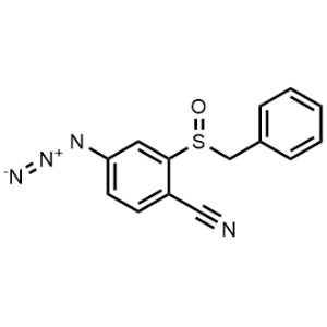 4-Azido-2-phenylmethanesulfinylbenzonitrile|CS-0245012