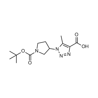 1-{1-[(tert-butoxy)carbonyl]pyrrolidin-3-yl}-5-methyl-1h-1,2,3-triazole-4-carboxylic acid|CS-0245025