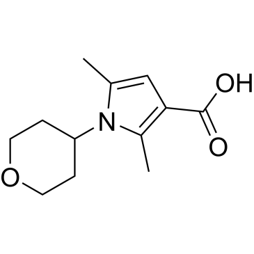 2,5-Dimethyl-1-(oxan-4-yl)-1h-pyrrole-3-carboxylic acid|CS-0245223