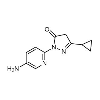 1-(5-Aminopyridin-2-yl)-3-cyclopropyl-4,5-dihydro-1h-pyrazol-5-one|CS-0245924