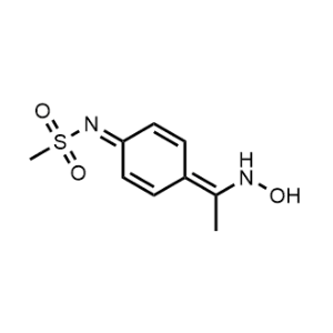 N-{4-[1-(Hydroxyamino)ethylidene]cyclohexa-2,5-dien-1-ylidene}methanesulfonamide|CS-0246030