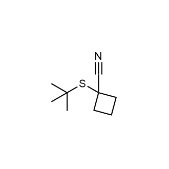 1-(Tert-butylsulfanyl)cyclobutane-1-carbonitrile|CS-0246920